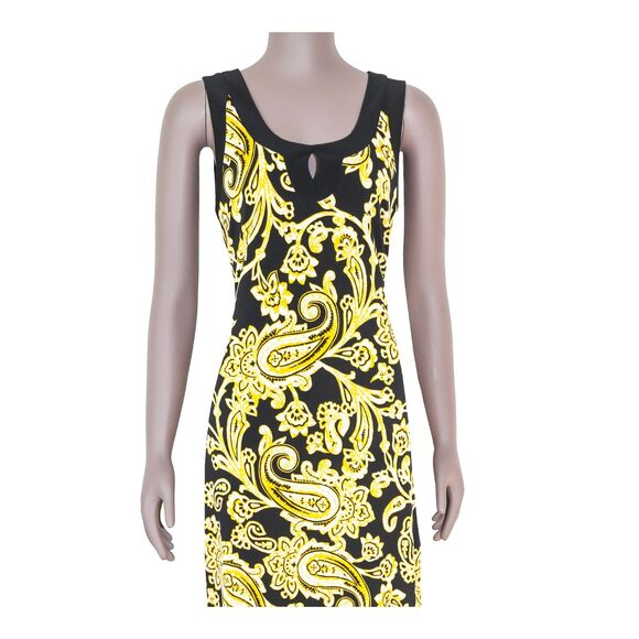 Summer Floral Maxi Sundress Beach Vacation Tank Dress Work Office‎ Wear Medium - Picture 3 of 4